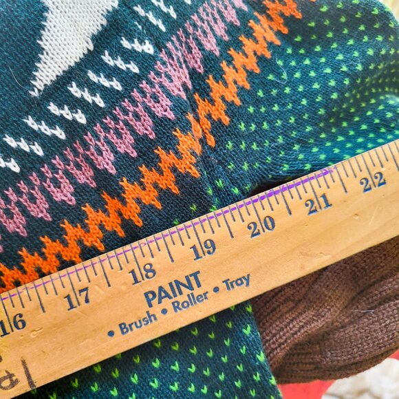 "You've Been Ghosted" Fair Isle Sweater Green Modcloth Size L Halloween - Picture 6 of 6